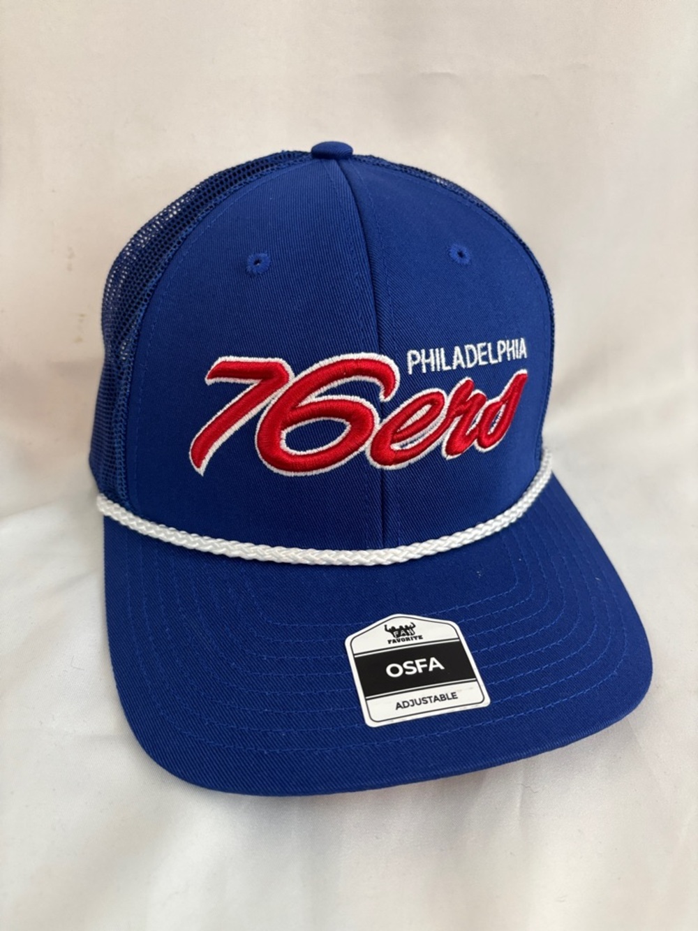 NWT Philadelphia 76ers Blue OSFA Adjustable baseball hat…